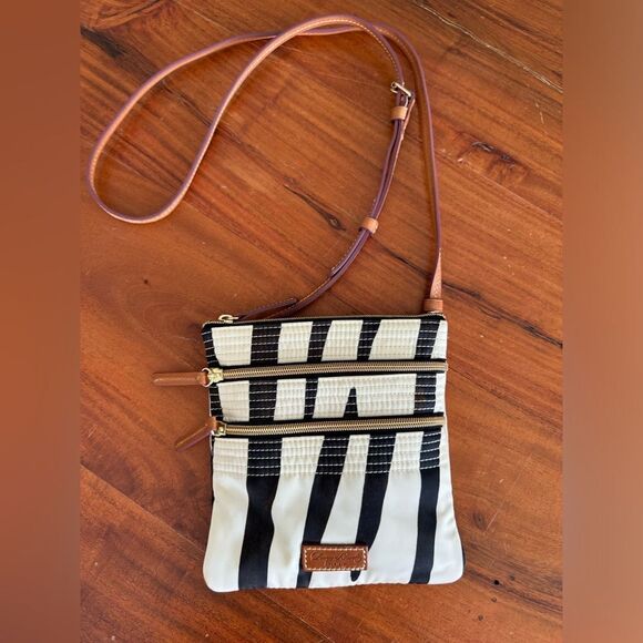 Dooney and Bourke Small Triple Zip Zebra Print Crossbody Bag
EUC - Picture 3 of 9